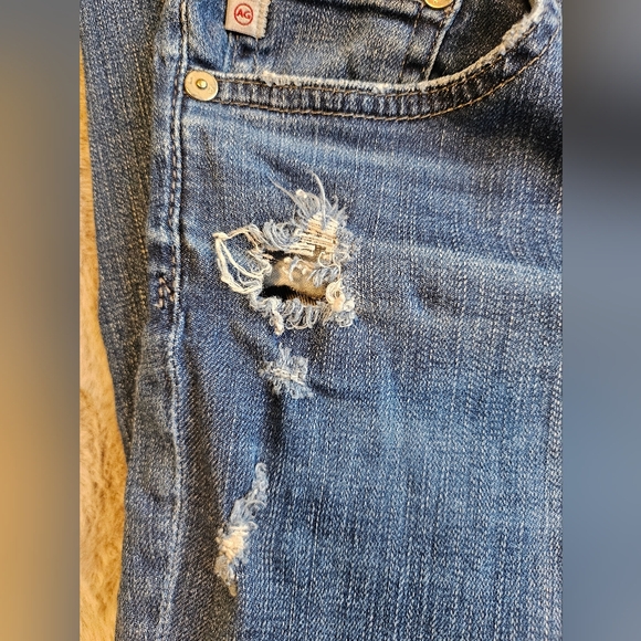 7. AG The Legging Ankle Distressed Skinny Jeans sz30R - Picture 8 of 15